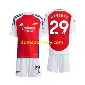 Koszulka Arsenal Havertz 29 Dziecięcy Domowe Koszulki Piłkarskie 2024-2025 Krótki Rękaw